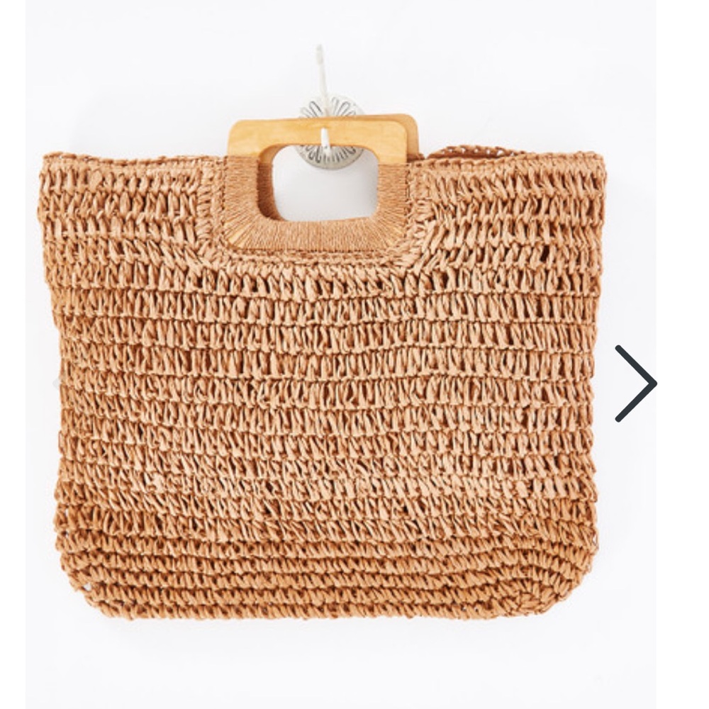 NWT Brave and True | Moonshine Woven Bag Tan